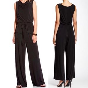 Vince Camuto Jumpsuit Drawstring Waist Sleeveless
